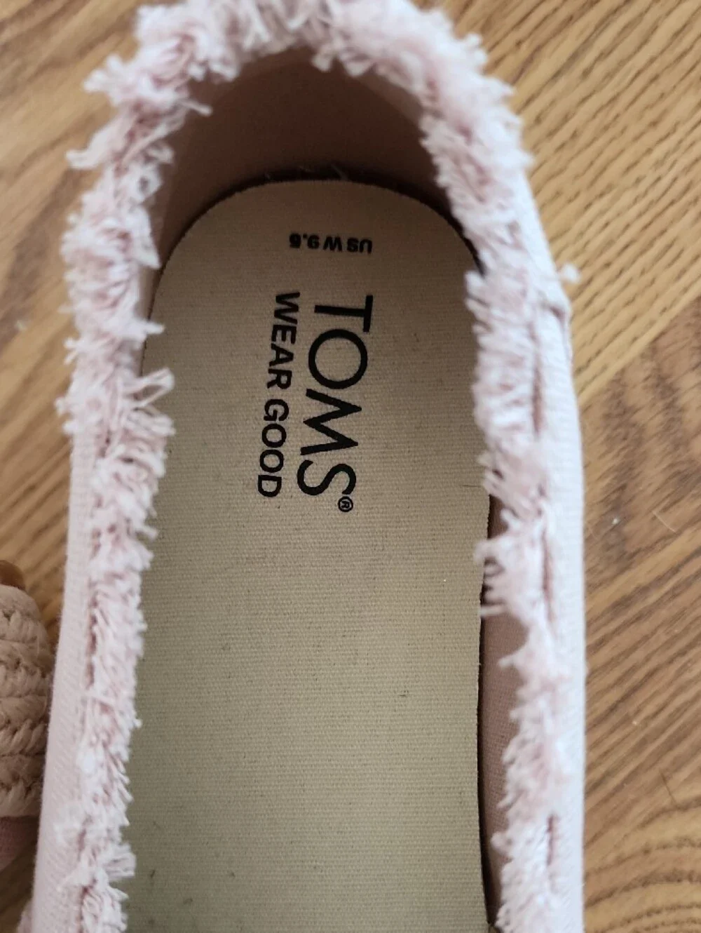 Toms Pink Platform Espadrille Slip-On Sneakers